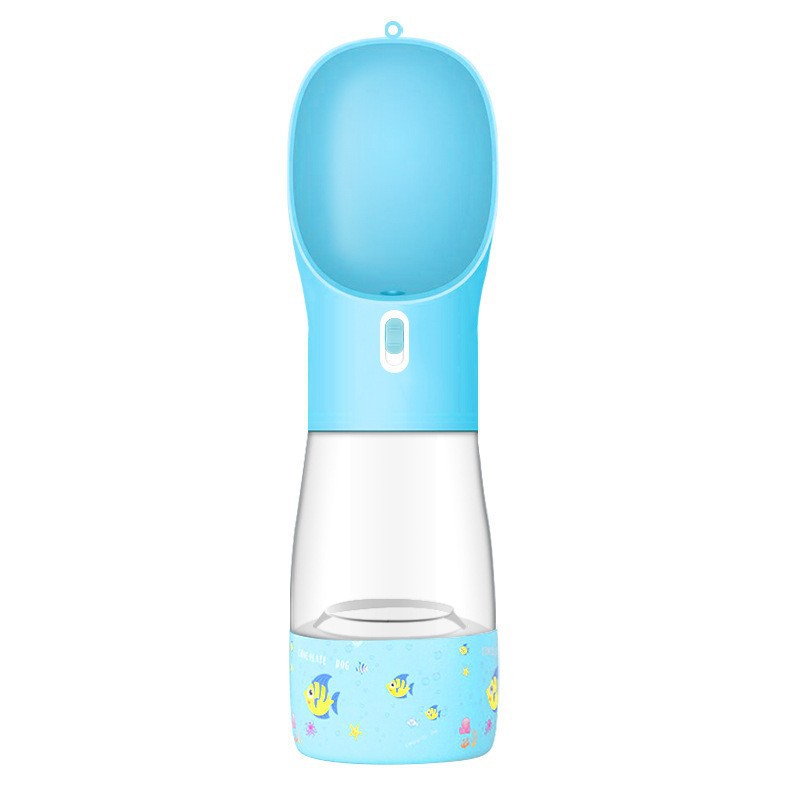 PetHydro Portable Water Bottle Feeder – 2-in-1 Dog Travel Water & Food Dispenser (Leak-Proof, One-Click Drinking Bowl for Outdoor Use)