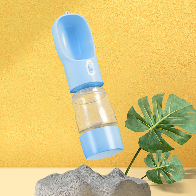 PetHydro Portable Water Bottle Feeder – 2-in-1 Dog Travel Water & Food Dispenser (Leak-Proof, One-Click Drinking Bowl for Outdoor Use)