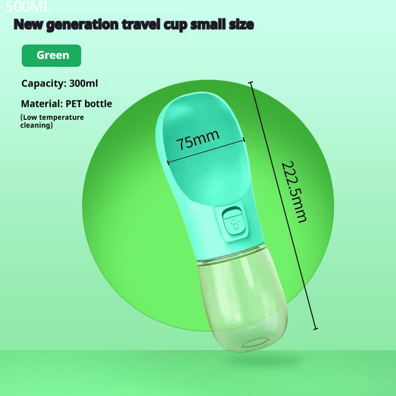 PetHydro Portable Water Bottle Feeder – 2-in-1 Dog Travel Water & Food Dispenser (Leak-Proof, One-Click Drinking Bowl for Outdoor Use)