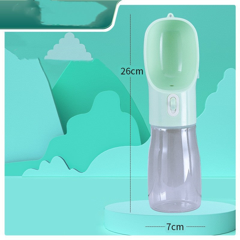 PetHydro Portable Water Bottle Feeder – 2-in-1 Dog Travel Water & Food Dispenser (Leak-Proof, One-Click Drinking Bowl for Outdoor Use)